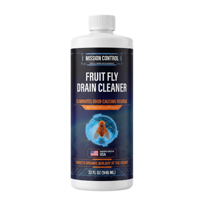 Fruit Fly Drain Cleaner bottle