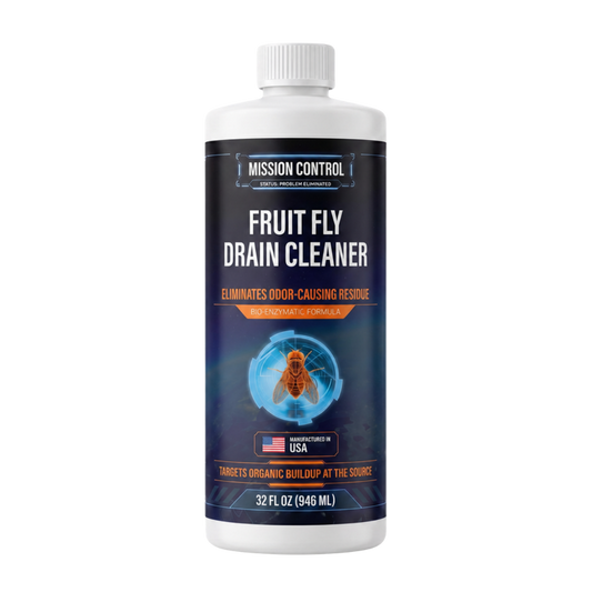 Fruit Fly Drain Cleaner bottle