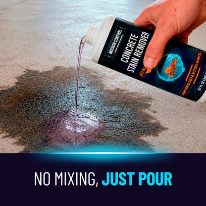 Concrete Stain Remover working on patio pavers