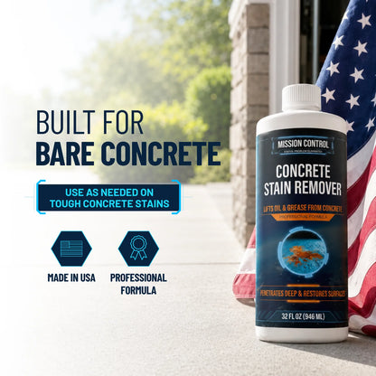 Concrete Stain Remover professional formula label detail