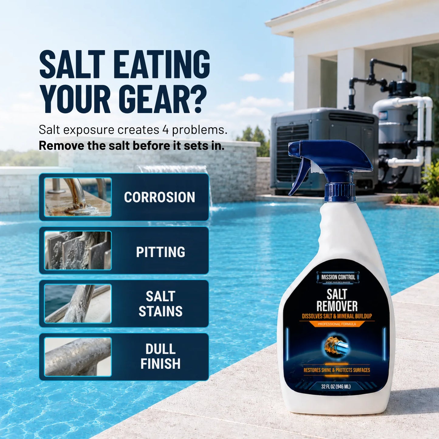 Salt Remover Spray applied to car undercarriage after winter roads