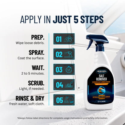 Salt Remover Spray spray and rinse routine directions