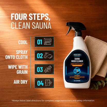 Sauna Wood Cleaner routine weekly maintenance schedule